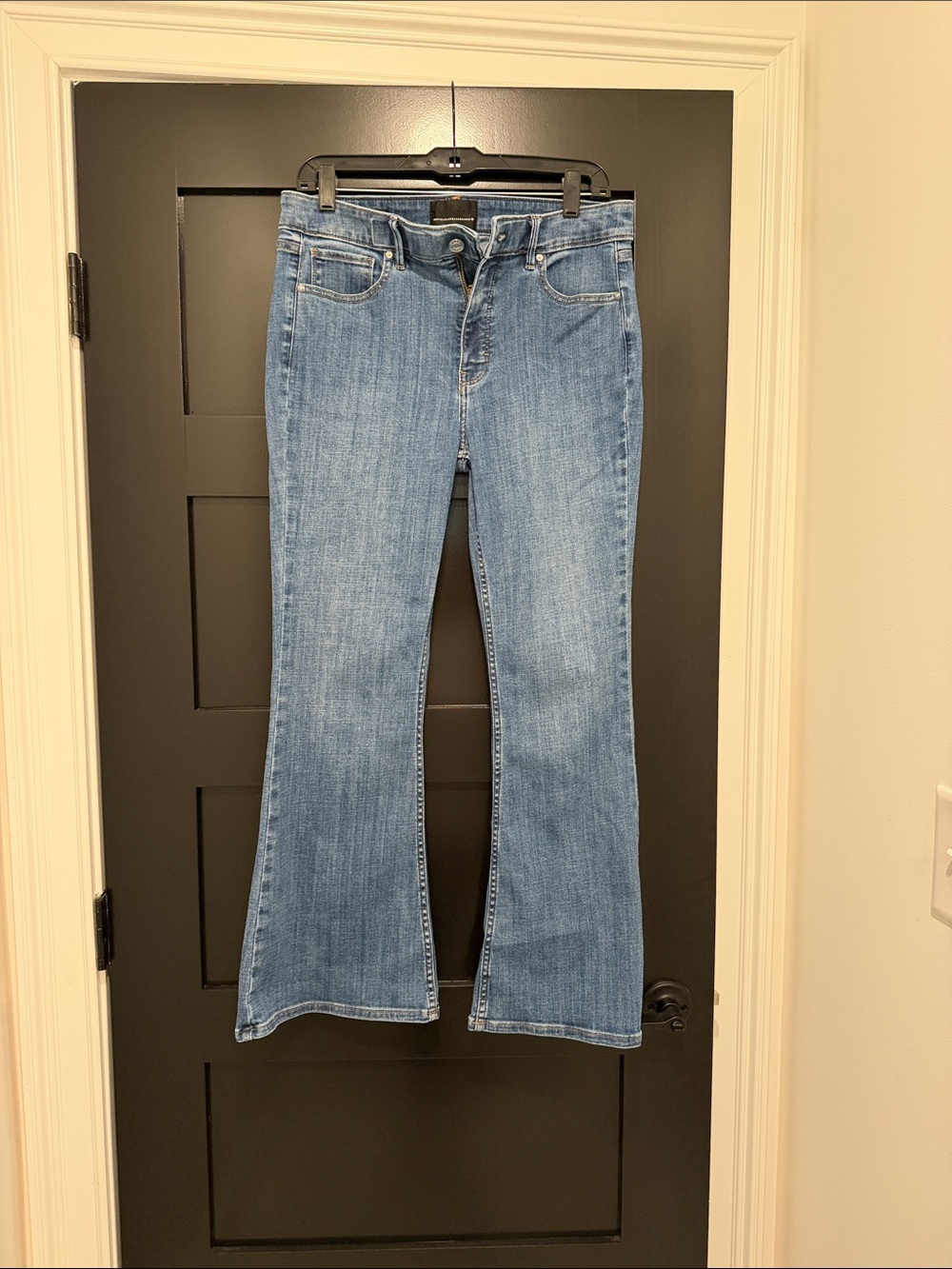 White House Black Market Light Blue Flare Jeans